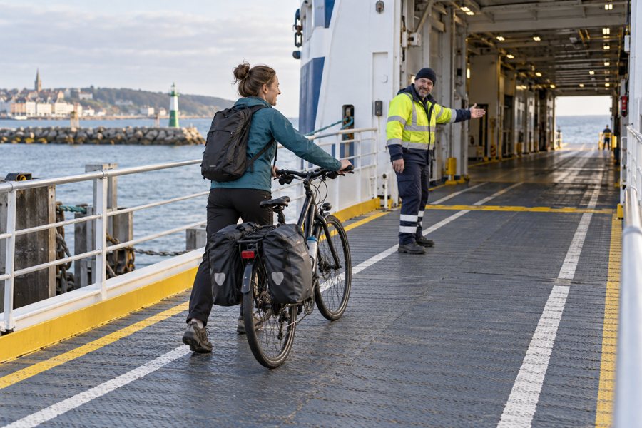 Fahrrad auf der Fähre