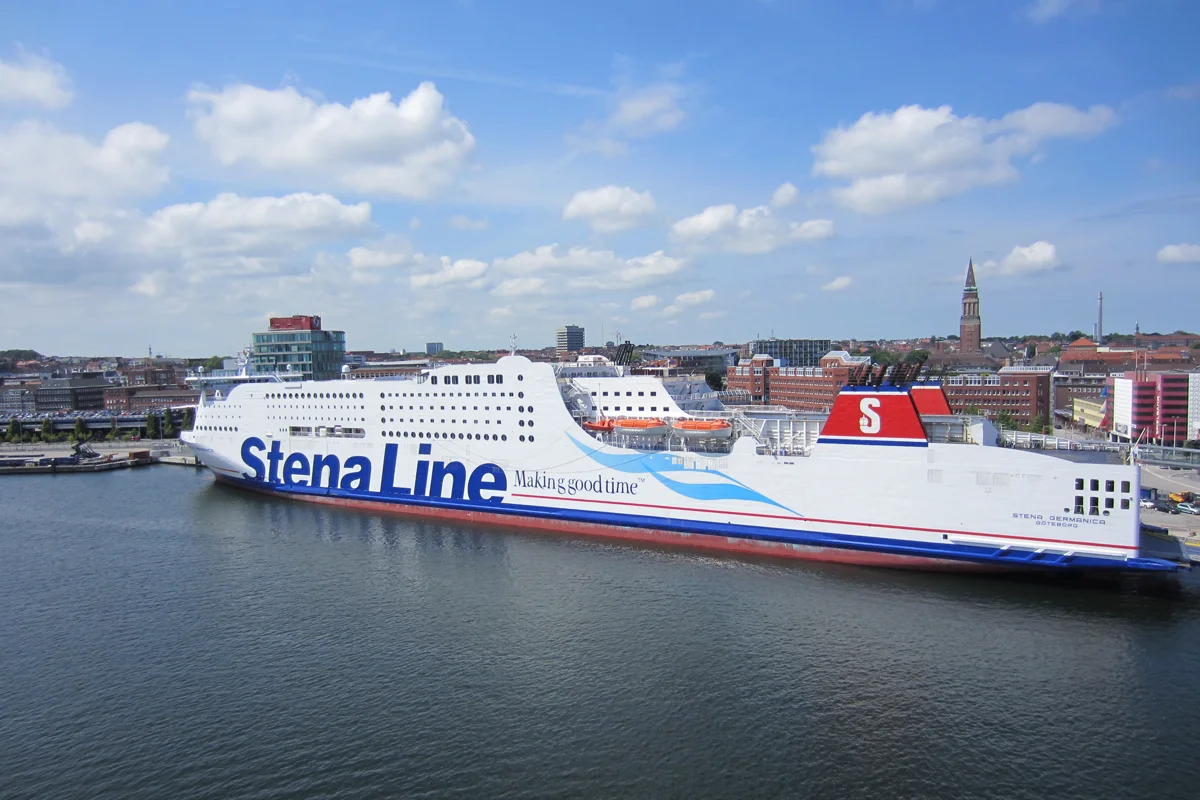 Stena Germanica am Schwedenkai im Kieler Hafen