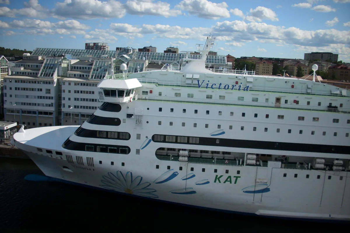 Tallink-Fähre Victoria I im Hafen