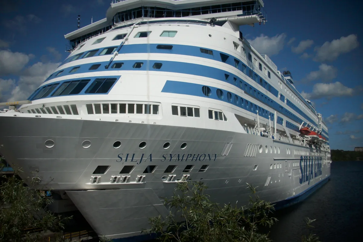 Silja-Line-Fähre Silja Symphony im Hafen