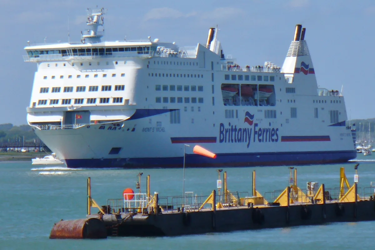 Brittany-Ferries-Fähre Mont St Michel in Portsmouth